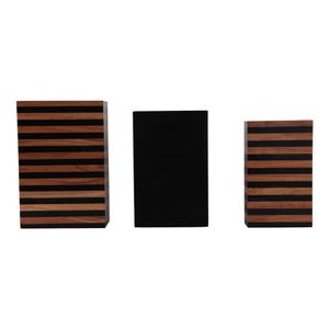 DEMPSEYBURN SET OF 3 BROWN BOXES 4 (IN) 8