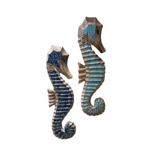 19-1/4" SEAHORSE 2-ASST WALL DECOR 1