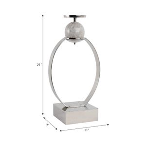 GRAYDONDALE SILVER CANDLE HOLDER 21 (IN) 10