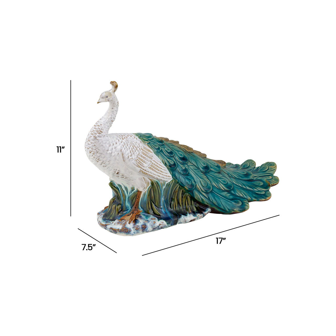 Afshari Peacock Figurine 3