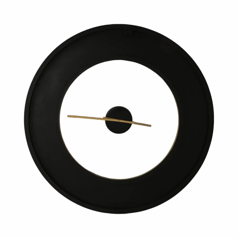 TROYWELL BLACK WALL CLOCK 40 (IN)
