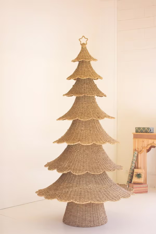 Giant Woven Vine Christmas Tree