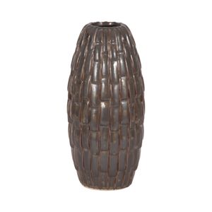 HAMDENROSE BROWN VASE 12 (IN) 4