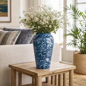 NOLANFORD BLUE VASE 17 (IN) 2
