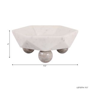 HEYDONBEACH WHITE BOWL 4 (IN) 10
