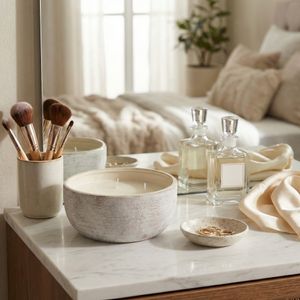 BLAINESTONE MAGNOLIA & LILY CANDLE 5 (IN) 2