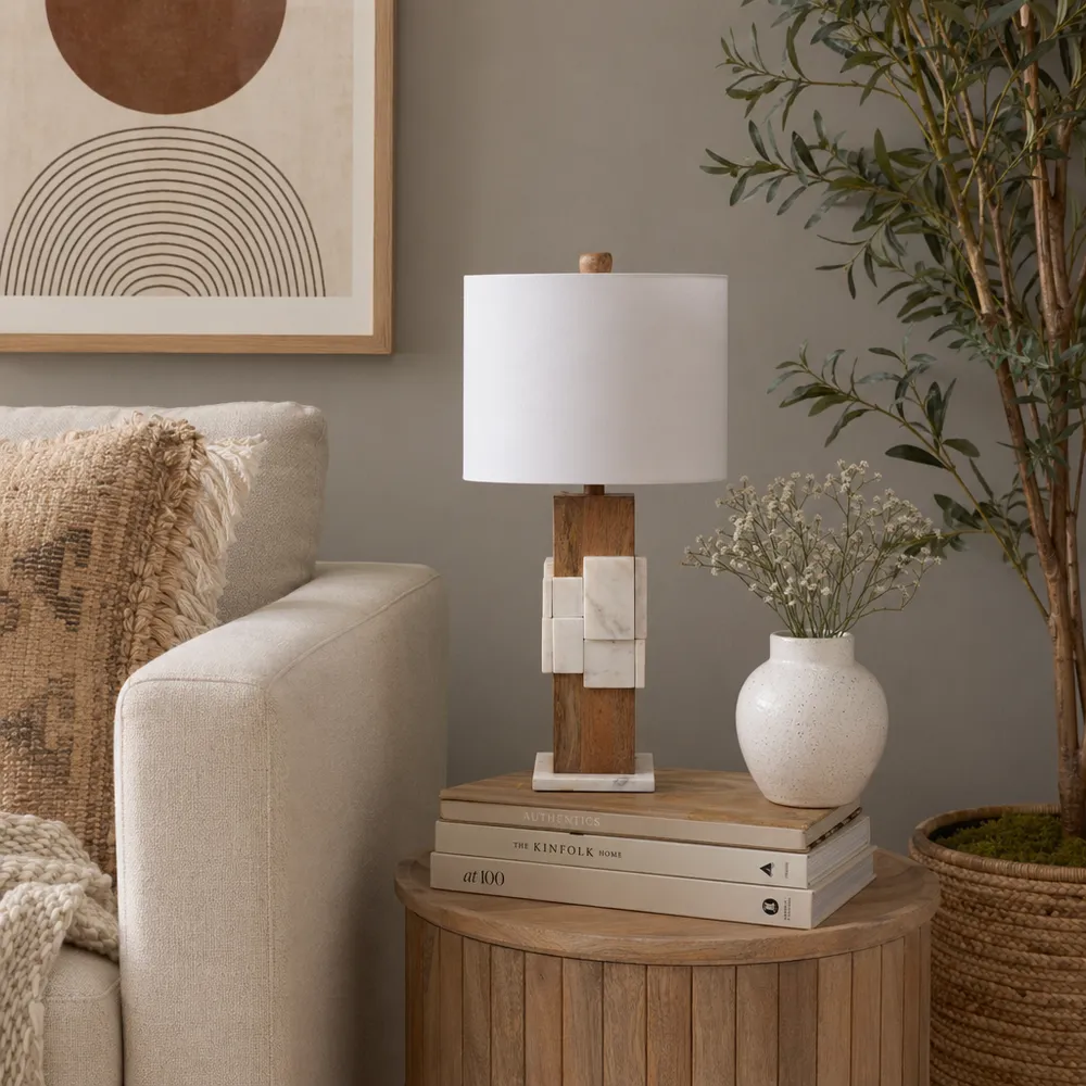 BYRONRIDGE WHITE LAMP 18 (IN)