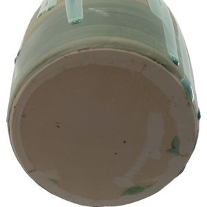 ANSELOAK GREEN VASE 18 (IN) 6