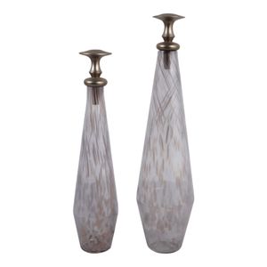 MORTONWELL SET OF 2 WHITE JARS 19 (IN) 5