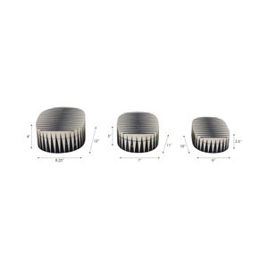 FALLONFORD SET OF 3 WHITE BOXES 4 (IN) 9