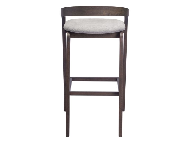 Troy Barstool Dove Gray & Espresso 5