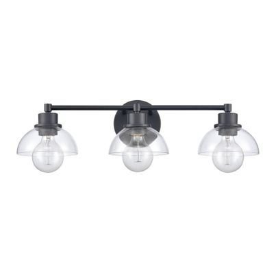 Julian 24″ Wide 3-Light Vanity Light - Matte Black
