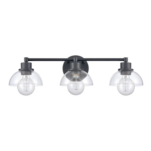 Julian 24'' Wide 3-Light Vanity Light - Matte Black
