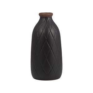 EMMONSFORD BLACK VASE 9 (IN) 4