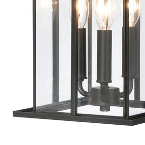 Oak Park 17'' High 3-Light Outdoor Sconce - Matte Black 3