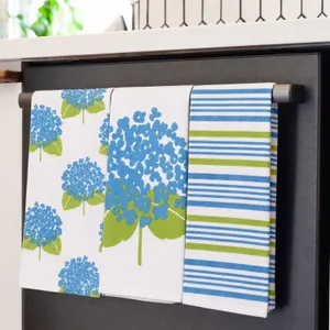 Hydrangea Cotton Kitchen Towel (Set Of 3) 5