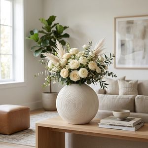 ERWINHOLM WHITE VASE 16 (IN) 2
