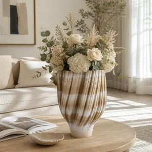 SYLVANTON TAN VASE 18 (IN) 13