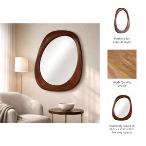ZOEHOLM BROWN MIRROR 35 (IN) 9