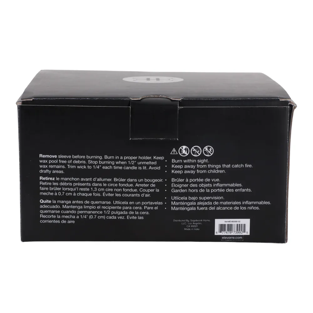 CASEYVALE GRAY CANDLE 4 (IN)