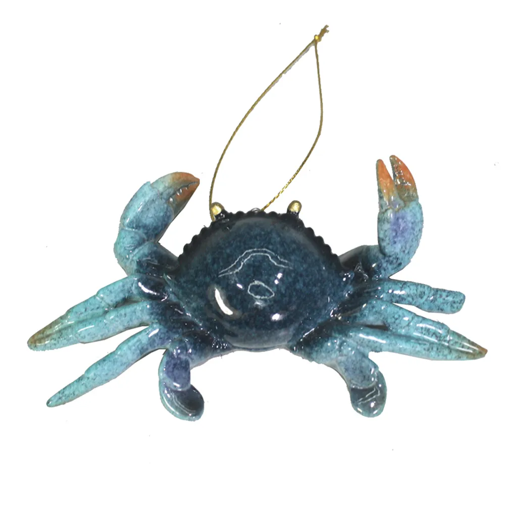 5" BLUE CRAB ORNAMENT