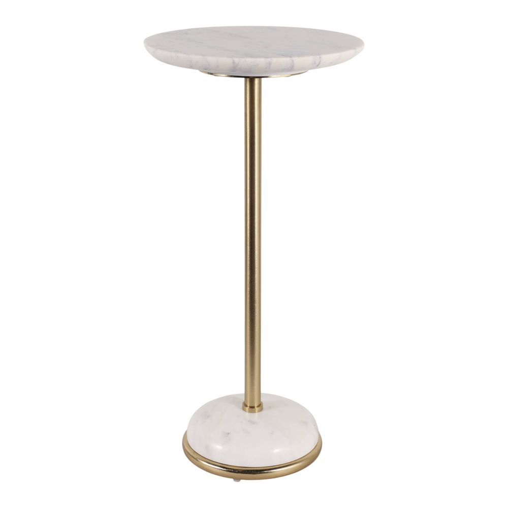GORDENVIEW WHITE ACCENT TABLE 25 (IN)