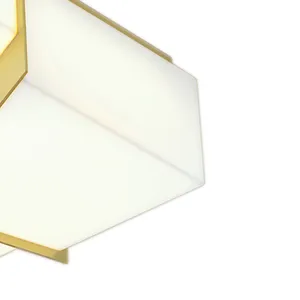Candeau 12.75'' Wide Integrated LED Flush Mount - Satin Brass 4