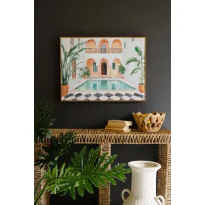 Framed Moroccan Hotel Painting 5