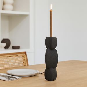ENNISVALE BLACK CANDLE HOLDER 12 (IN) 11