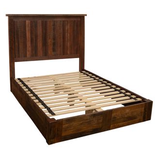 Barnwood Traditional Platform Bed - King
