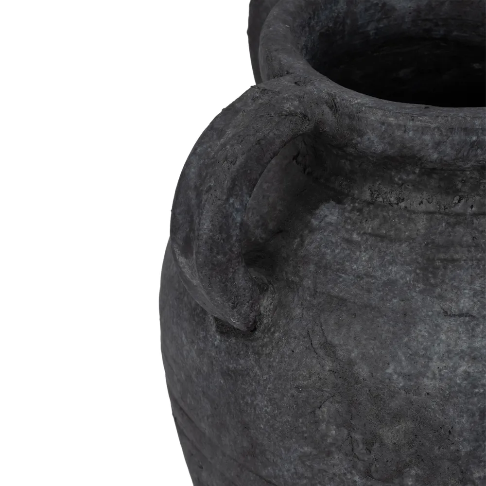SKYELAKE BLACK VASE 12 (IN)