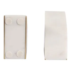 COREYFIELD SET OF 2 WHITE BOOKENDS 5 (IN) 6