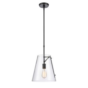 Trustle 11'' Wide 1-Light Mini Pendant - Matte Black 1