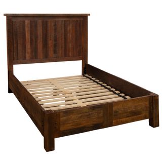 Barnwood Traditional Bed with Rail System - Cal King