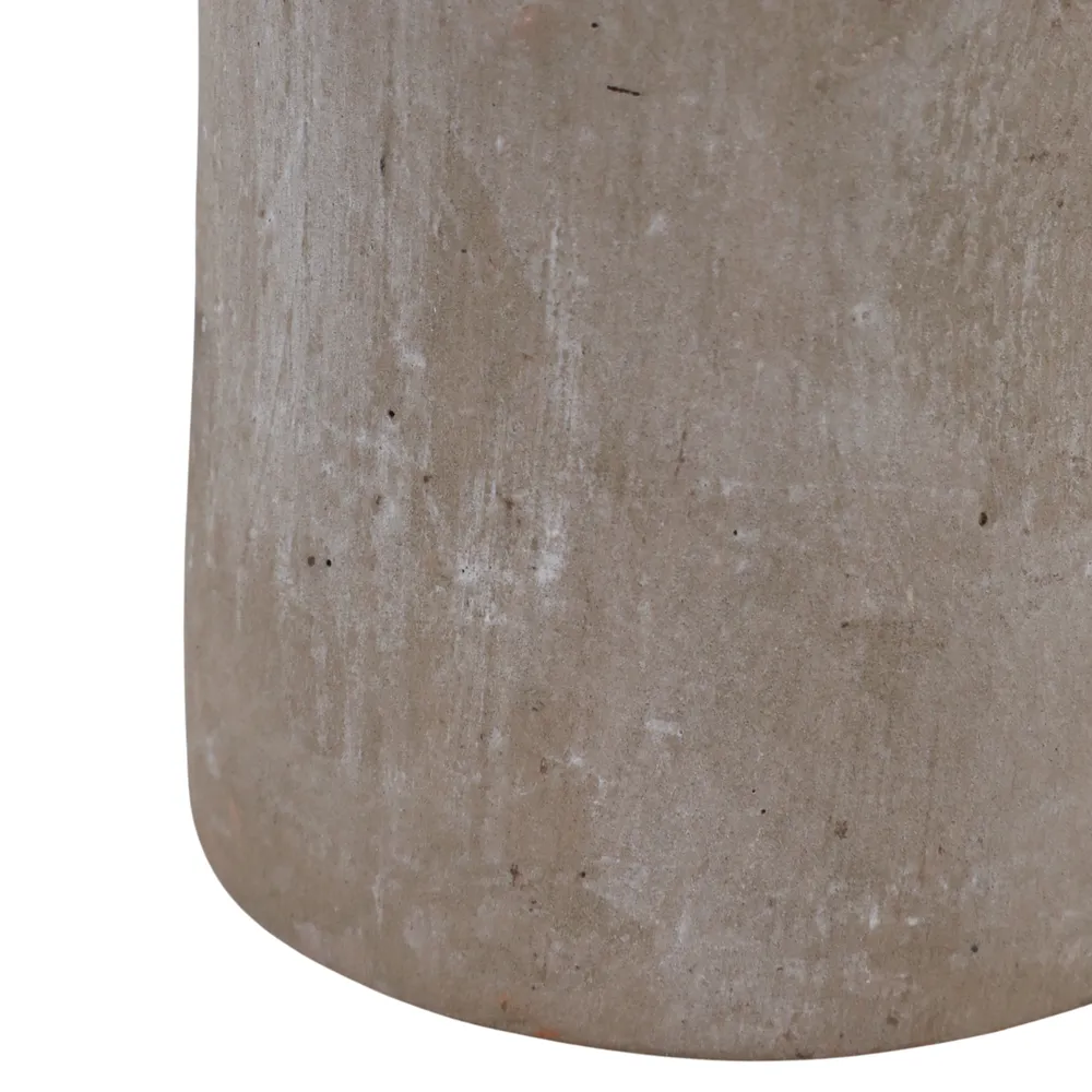 PAXTONCLIFF GRAY CANDLE HOLDER 8 (IN)