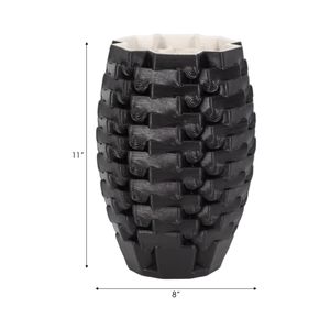 OLIVERSTONE BLACK VASE 11 (IN) 8