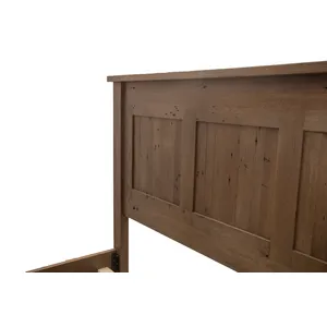 Heritage Oak Haven Cal King Bed with Low Profile Footboard 8