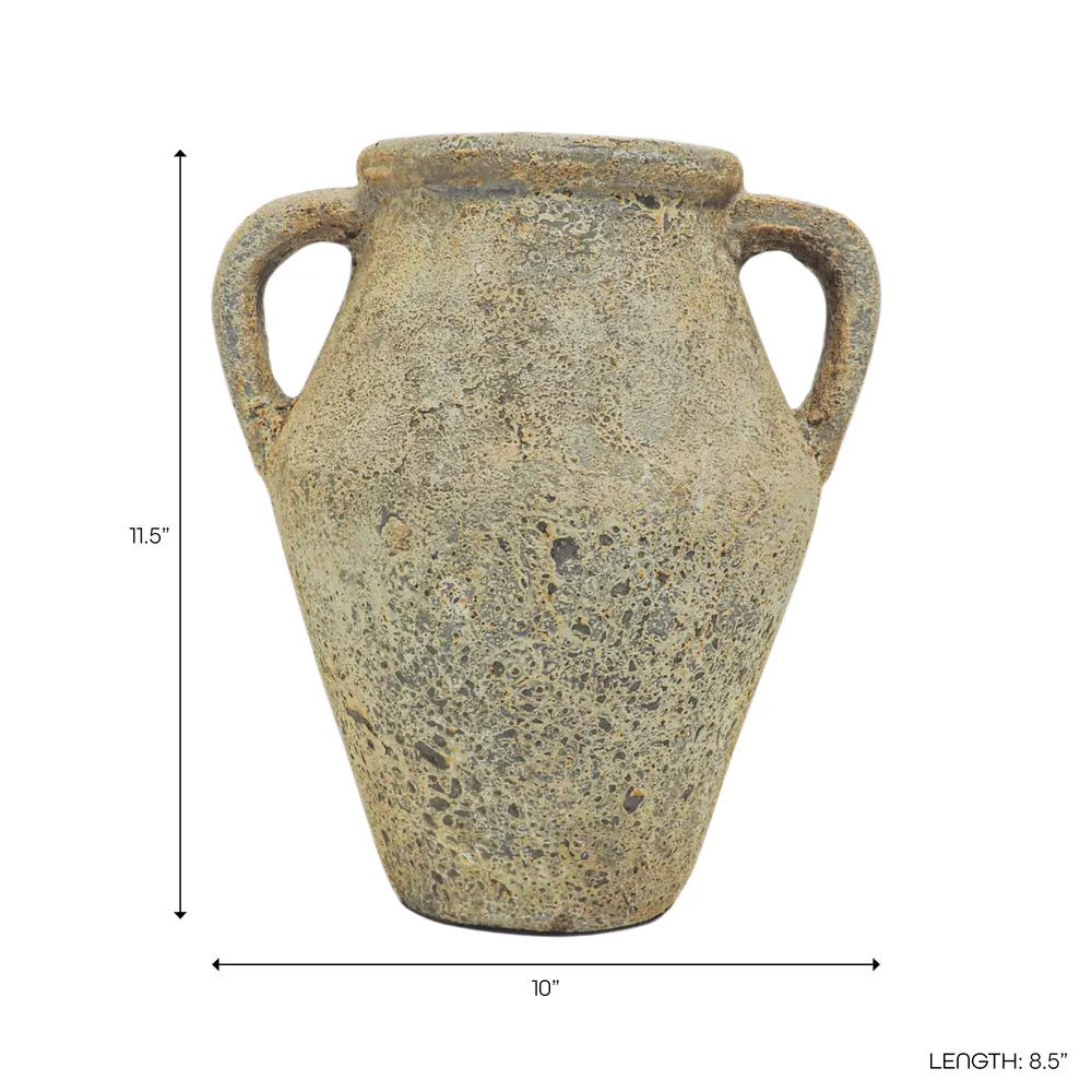 BLAINEOAK TAN VASE 12 (IN)