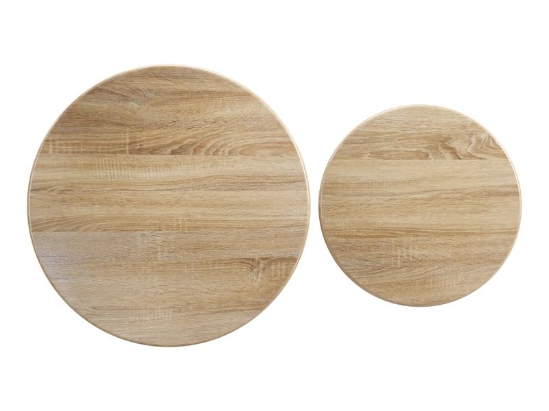 Lireen Coffee Table Set Natural & Ivory 6