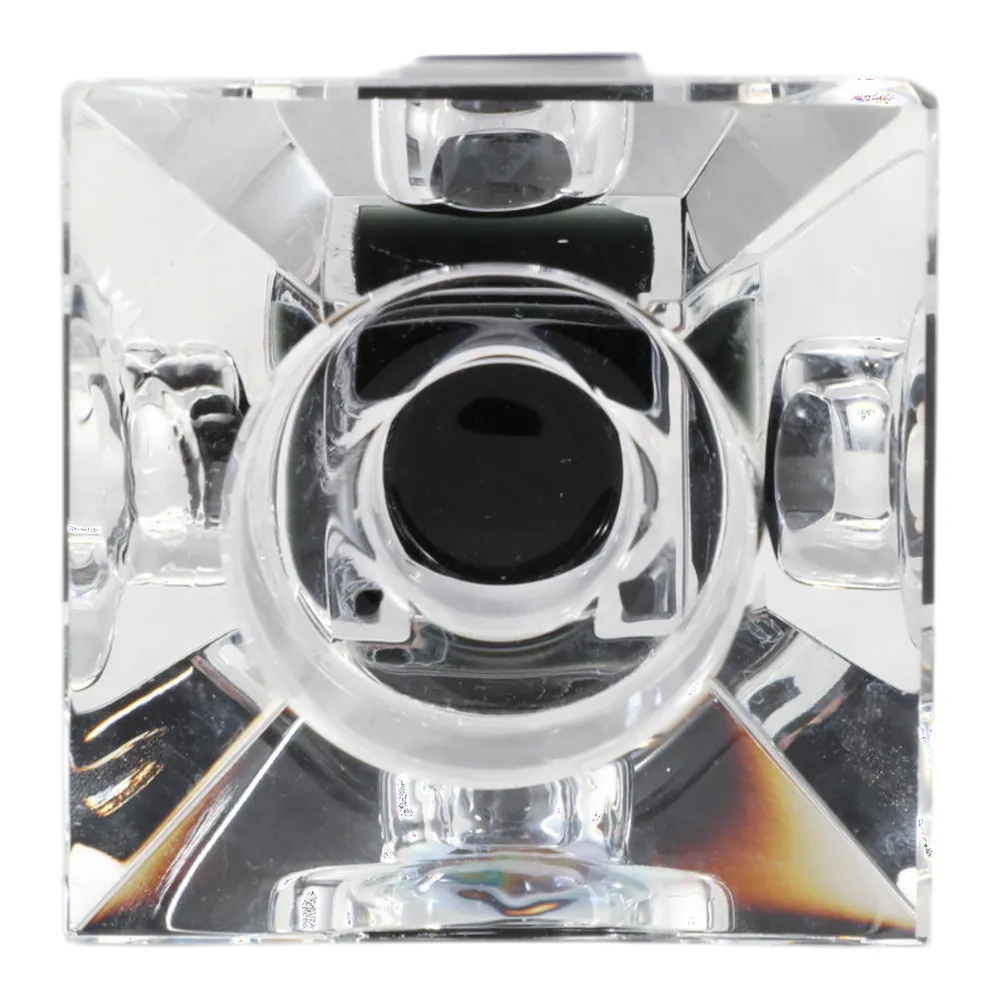 DALEYBROOK CLEAR CANDLE HOLDER 12 (IN)