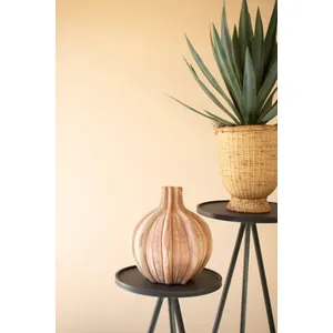 Set of 3 Tall Painted Metal Display Stands 2