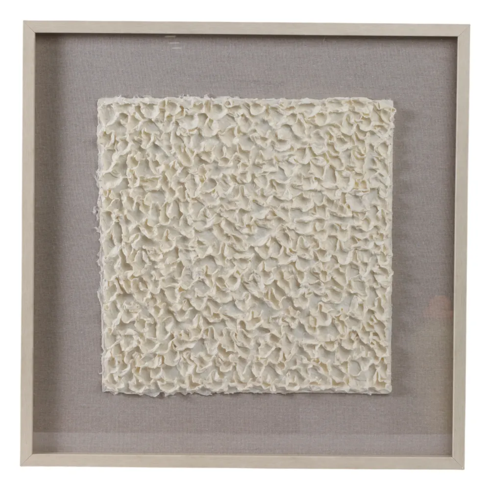 BECKHOLM WHITE WALL FLOWER 30 (IN)