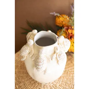 Ceramic Turtles Vase 6