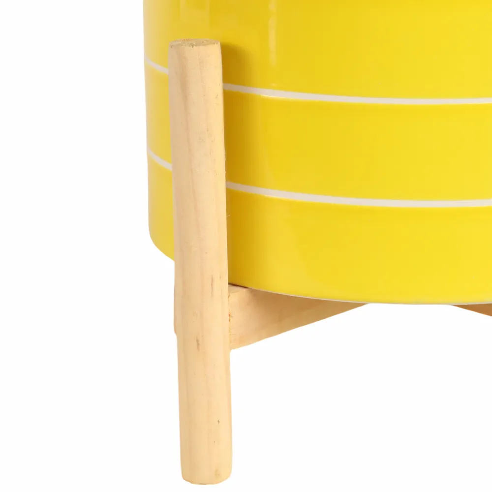 GRANLEYLEY YELLOW PLANTER 9 (IN)