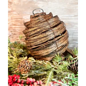 Dark Rattan Balls 4in Set 3 1