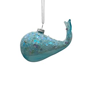 5-3/4" WHALE ORNAMENT 1