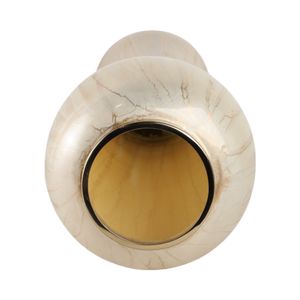 HENLEYGATE IVORY GLASS VASE 21 (IN) 7