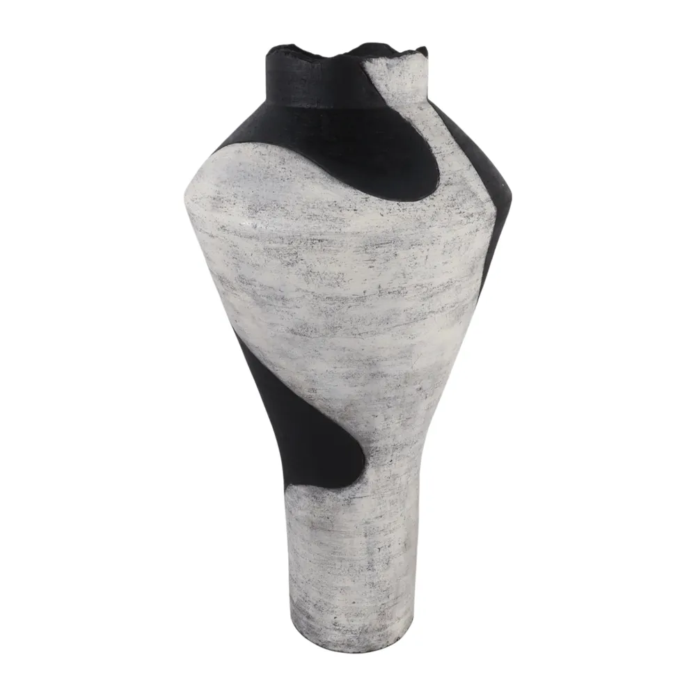 GRIFFINWELL WHITE VASE 34 (IN)