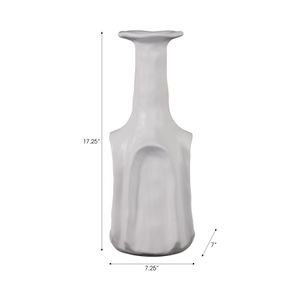 DAWSONWELL WHITE VASE 18 (IN) 9