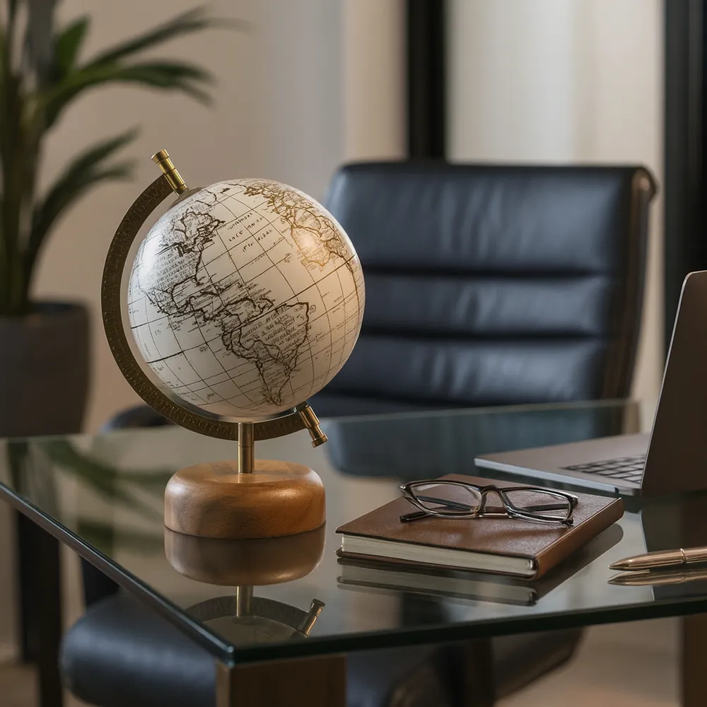 INGRIDDALE WHITE GLOBE 10 (IN)